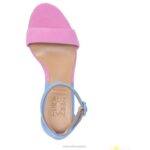 mujer Naturalizer ante rosa/azul sandalia de vestir kinsley RTZ4T48 - Imagen 4
