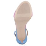 mujer Naturalizer ante rosa/azul sandalia de vestir kinsley RTZ4T48 - Imagen 7