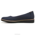 mujer Naturalizer azul marino sintético alma idea bailarina plana RTZ4T366 - Imagen 3