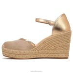 mujer Naturalizer bianca taupe/bronce fbr sandalia alpargata bianca RTZ4T519 - Imagen 3