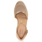 mujer Naturalizer bianca taupe/bronce fbr sandalia alpargata bianca RTZ4T519 - Imagen 4