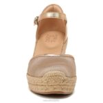 mujer Naturalizer bianca taupe/bronce fbr sandalia alpargata bianca RTZ4T519 - Imagen 5