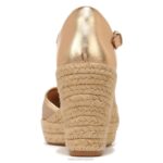 mujer Naturalizer bianca taupe/bronce fbr sandalia alpargata bianca RTZ4T519 - Imagen 6
