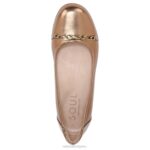 mujer Naturalizer bronce sintético alma mística plana RTZ4T44 - Imagen 4
