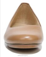 mujer Naturalizer café de cuero bailarinas maxwell RTZ4T177 - Imagen 5