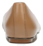 mujer Naturalizer café de cuero bailarinas maxwell RTZ4T177 - Imagen 6