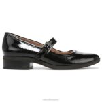 mujer Naturalizer charol negro alma ramona merceditas planas RTZ4T349 - Imagen 2