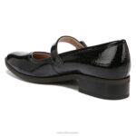 mujer Naturalizer charol negro alma ramona merceditas planas RTZ4T349 - Imagen 8