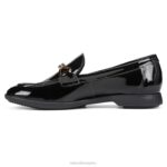 mujer Naturalizer charol negro mocasines sin cordones Ravenna RTZ4T79 - Imagen 3