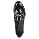 mujer Naturalizer charol negro mocasines sin cordones Ravenna RTZ4T79 - Imagen 4