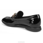 mujer Naturalizer charol negro mocasines sin cordones Ravenna RTZ4T79 - Imagen 8