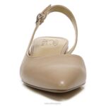 mujer Naturalizer crema brulée de cuero bancos puntiagudos planos RTZ4T81 - Imagen 5