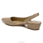 mujer Naturalizer crema brulée de cuero bancos puntiagudos planos RTZ4T81 - Imagen 8