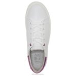 mujer Naturalizer cuero blanco tenis morrison 2.0 con cordones RTZ4T95 - Imagen 4