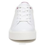 mujer Naturalizer cuero blanco tenis morrison 2.0 con cordones RTZ4T95 - Imagen 5