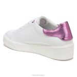 mujer Naturalizer cuero blanco tenis morrison 2.0 con cordones RTZ4T95 - Imagen 8