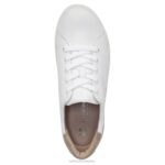 mujer Naturalizer cuero blanco zapatilla morrison RTZ4T233 - Imagen 4