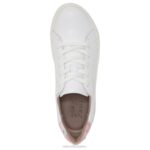 mujer Naturalizer cuero floral blanco/rosa zapatilla morrison RTZ4T235 - Imagen 4