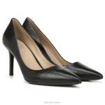 mujer Naturalizer cuero negro bomba de anna RTZ4T200