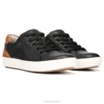 mujer Naturalizer cuero negro zapatilla morrison RTZ4T232