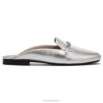 mujer Naturalizer cuero plateado emiline mula RTZ4T64 - Imagen 2