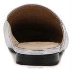 mujer Naturalizer cuero plateado emiline mula RTZ4T64 - Imagen 6